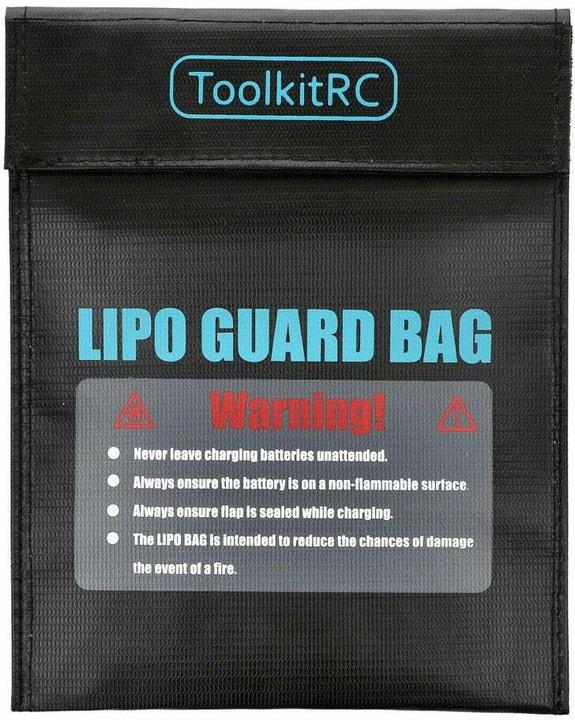 Toolkitrc LiPo-Tasche small 230 x 180 mm, Tiefe: 230 (23 cm, 18 cm)