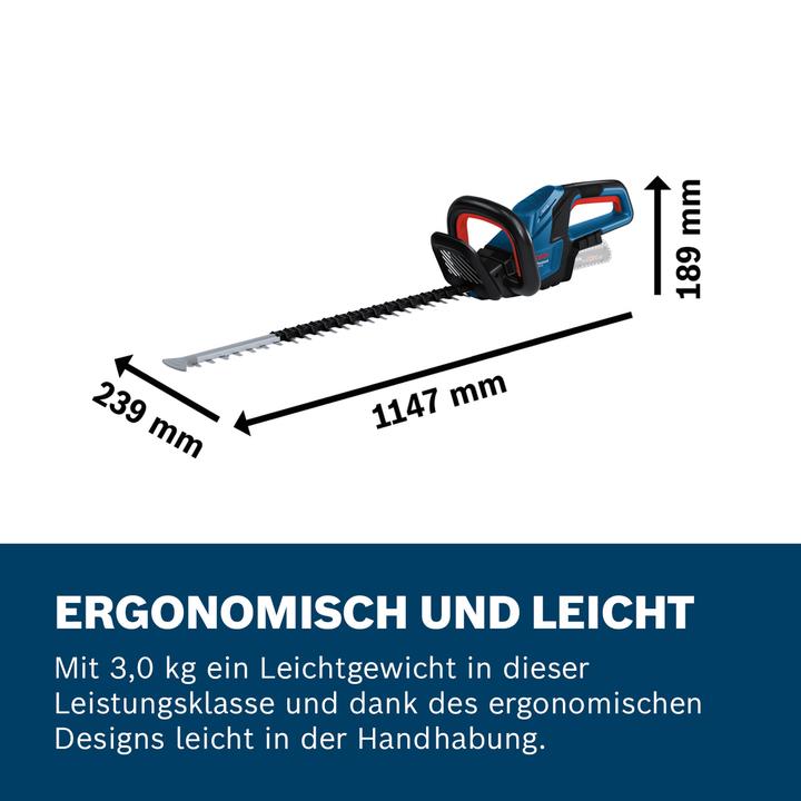 Actual product image Bosch Professional GHE 18V-60 Professional (Cordless hedgecutters)