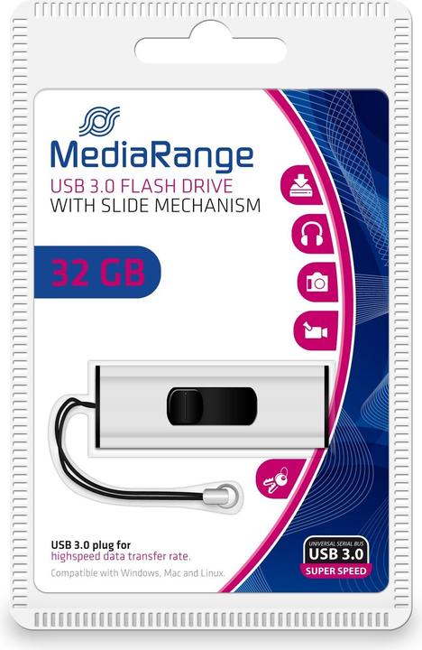 Actual product image MediaRange SuperSpeed (32 GB, USB-A, USB 3.0)