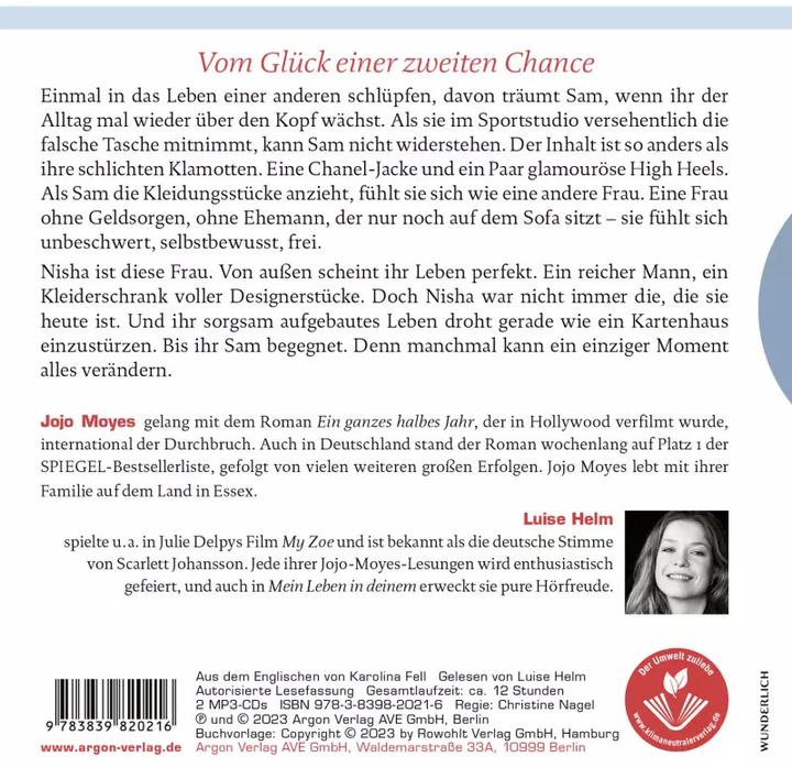Actual product image My life in yours (Jojo Moyes, Karolina Fell, Luise Helmet, German)