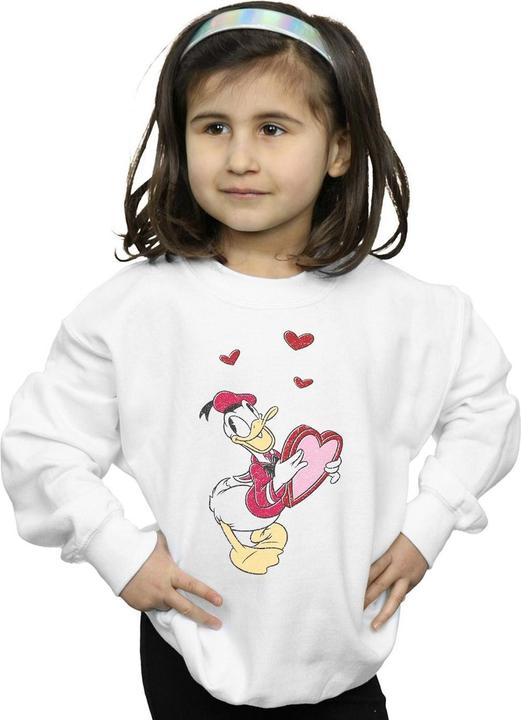 Immagine prodotto Disney Donald Duck Love Heart Felpa Ragazze (128)