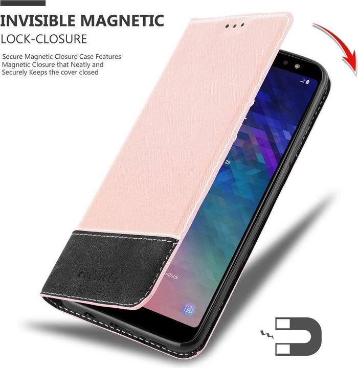 Actual product image Cadorabo X-Wallet faux leather suit cover (Samsung Galaxy A6+)