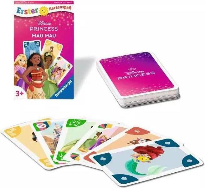 Actual product image Ravensburger 24709 - Disney Princess Mau Mau - The classic card game for 2-4 children aged 3 and over (German)