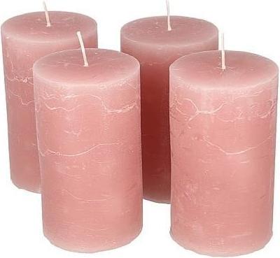 Actual product image Söllner Floristik Pillar Candle 120x70mm Rosewood Set of 4 (4 pcs.)