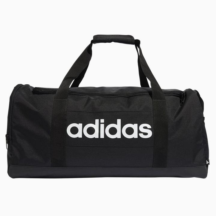 adidas LINEAR Duffel MEDIUM, Unisex-Erwachsene Sportsack, Schwarz, 39.8 L - JD9555 (39.80 l)