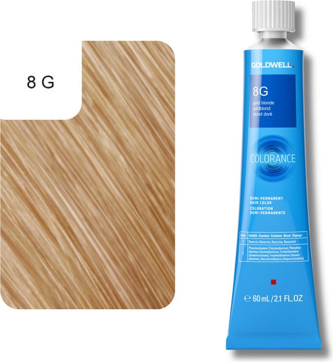 Actual product image Goldwell Colorance Tube Demi-Permanente (8G Golden Blonde)