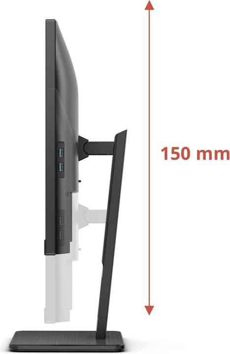 Immagine prodotto AOC U27E3UF - Monitor UHD da 27 pollici, altezza (3840 x 2160 pixel, 27")