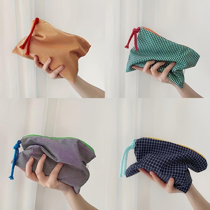 Only-Bags.Store Trousse de maquillage rétro aux couleurs vives, porte-monnaie multifonctionnel de grande capacité