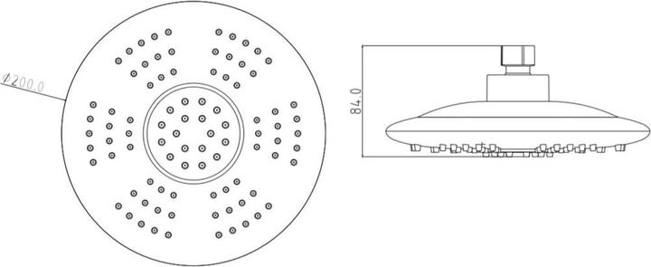 Actual product image Schütte Pomme de douche (1 Beam types)