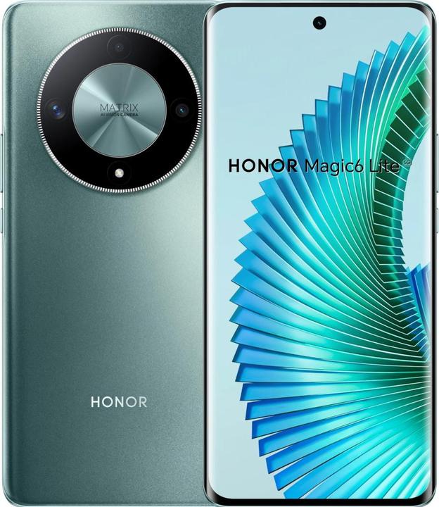 Productafbeelding Honor Magic6 Lite (256 GB, Smaragdgroen, 6.78", Dubbele SIM, 108 Mpx, 5G)