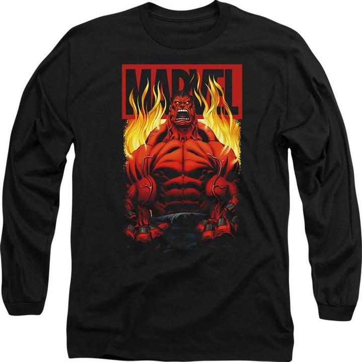 Immagine prodotto Maglietta Hulk Rosso Fuoco Adulto Unisex (XL)
