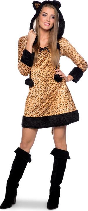 Image du produit Folat Robe panthère sexy avec capuche et queue L-XL (L, XL)