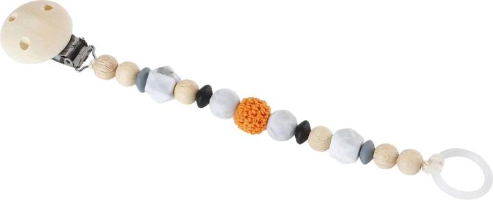 Image du produit Kikadu Attache-sucette gris/orange (1 x)