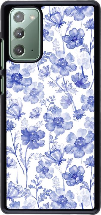 Produktbild PhoneLook Hülle Spring 23 watercolor blue flowers (Samsung Galaxy Note 20)