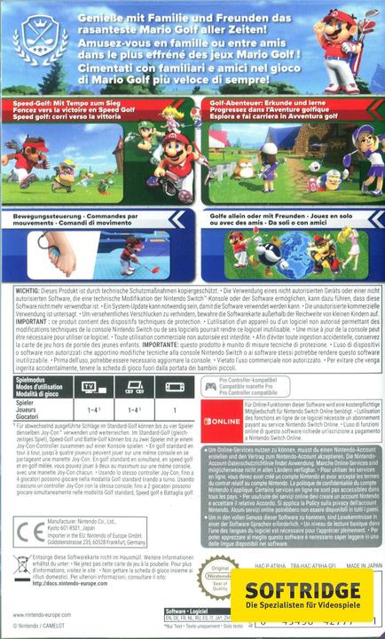 Immagine prodotto Nintendo Mario Golf: Super Rush (Switch, Multilingue)