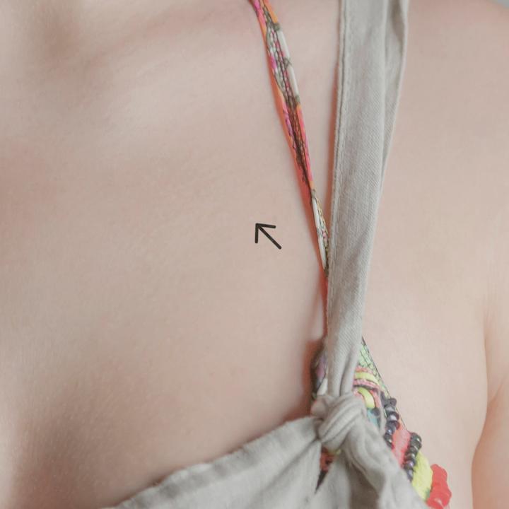 Actual product image minink Temporary tattoo - rune sign warrior