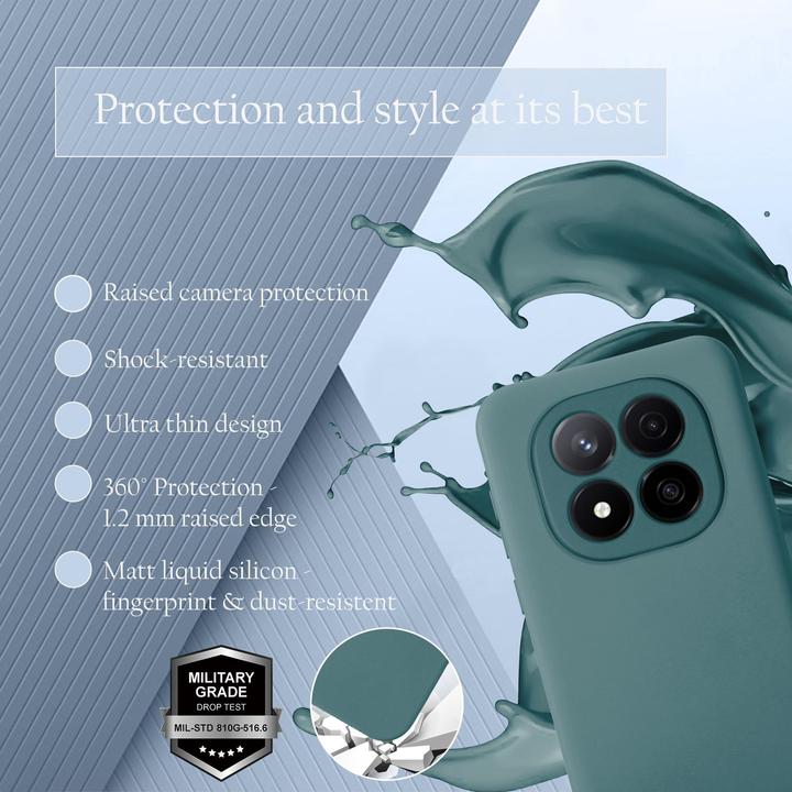 Image du produit Cadorabo Coque pour Xiaomi Redmi Note 14 Pro 5G TPU Liquid Silicone Case (Xiaomi Redmi Note 14 Pro 5G)