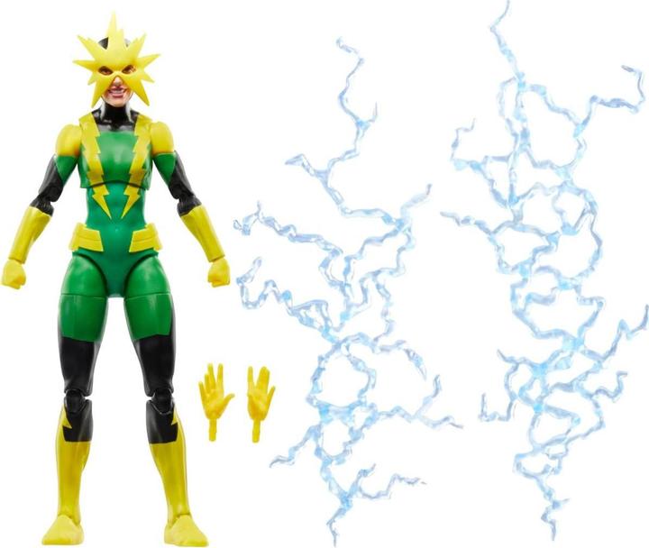 Actual product image Hasbro Spider-Man Marvel Legends Retro Actionfigur Electro (Francine Frye) 15 cm
