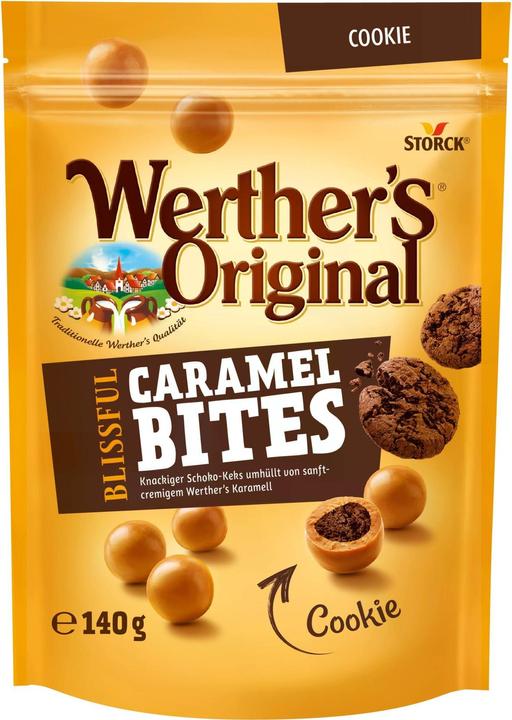 Produktbild Werther’s Original Werther’s® Original Werther’s® Blissful Caramel Bites Cookie Karamellbonbons 140,0 g (145 g)