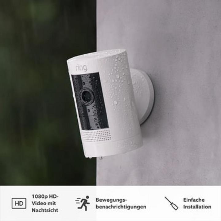Actual product image Ring Stick Up Cam Battery (3rd Gen) - White (1920 x 1080 Pixels)