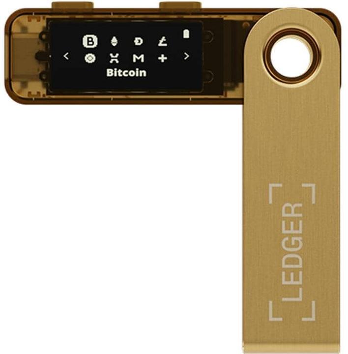 Immagine prodotto Ledger Nano S Plus - Gold (Ethereum Classic, Bitcoin, Dogecoin, Litecoin, Dash, Altre)
