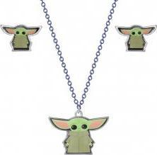 NoName GROGU - Set Collier + 1 Pair de Boucles d'oreilles - 3 Pc.