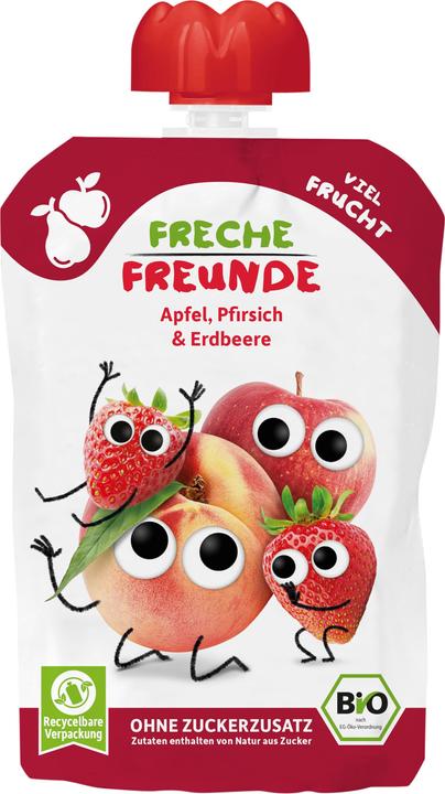 Image du produit Freche Freunde Pomme,pêche 1 J (107 g)