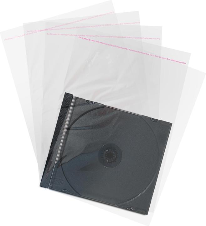 Actual product image MediaRange Transparent plastic film pockets for CD cases