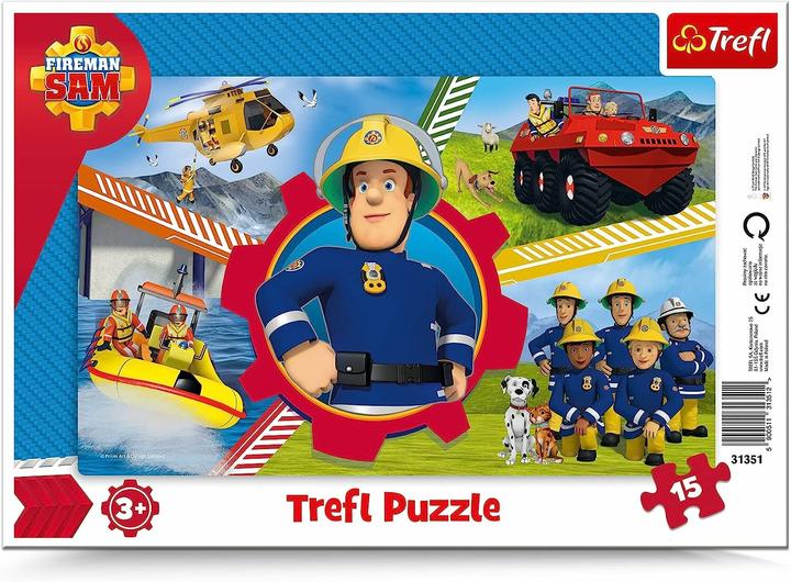 Produktbild Trefl Das Rahmenpuzzle für die Kleinsten besteht aus 15 Puzzles und einem Block mit Rahmen, der beim Zusam (15 Teile)