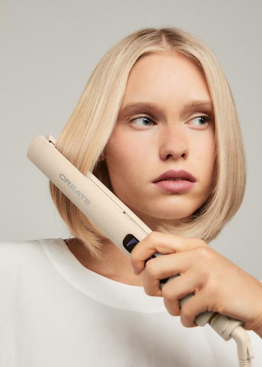 Actual product image Create Ceramic Styler Slim Sand (Straightening iron)