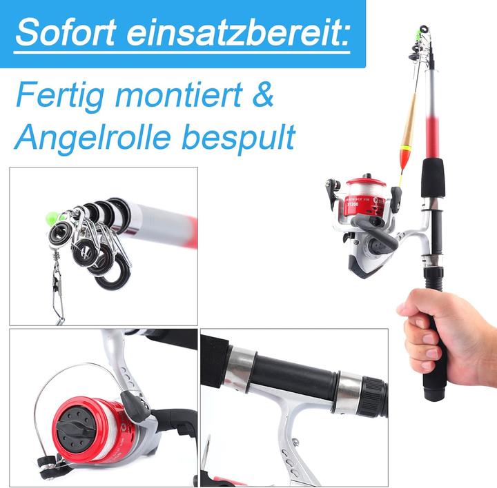 Actual product image Q-Tac Fishing set for children (Telescope, Fishing set, 165 cm)