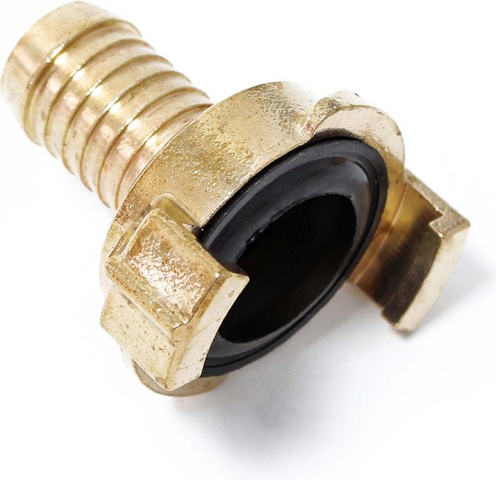 Immagine prodotto Wiltec Bocchetta in ottone DN20 (3/4") raccordo per tubo flessibile attacco rapido (Fascetta stringitubo, 20 mm)