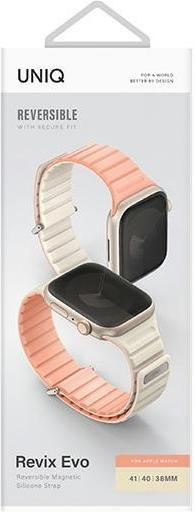 Produktbild Uniq Revix Evo (40 mm, 41 mm, 42 mm, Metall, Silikon, Apple Watch SE, Apple Watch SE (2022/2023), Apple Watch Series 1, Apple Watch Series 3, Apple Watch Series 2, Apple Watch Series 4, Apple Watch Series 5, Apple Watch Series 6, Apple Watch Series 7, Apple Watch Series 8, Apple Watch Series 9)