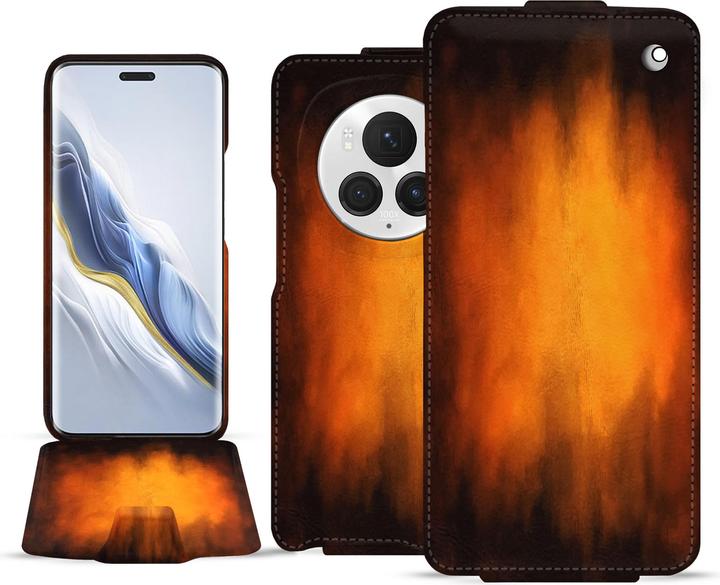 Productafbeelding Noreve Verticaal lederen omhulsel (Honor Magic6 Pro)