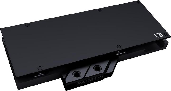 Actual product image Alphacool Eisblock Aurora GPX-A Radeon RX 6800/XT/6900 Reference mit Backplate - Acetal + Nickel
