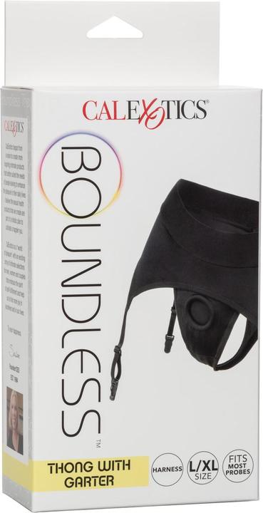 Productafbeelding CalExotics Grenzeloze™ String met Kousenband - L/XL (L, XL)