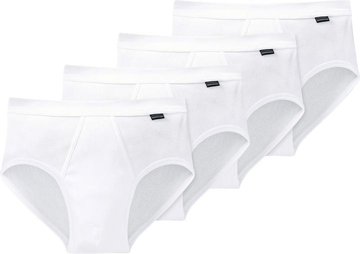 Actual product image Schiesser Pack of 4 Cotton Essentials Double Rib Sports Briefs (3XL, pack of 4)
