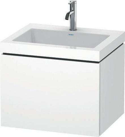 Image du produit Duravit Meuble sous-lavabo L-CUBE avec lavabo Vero Air 500x600x480mm o HL blanc mat