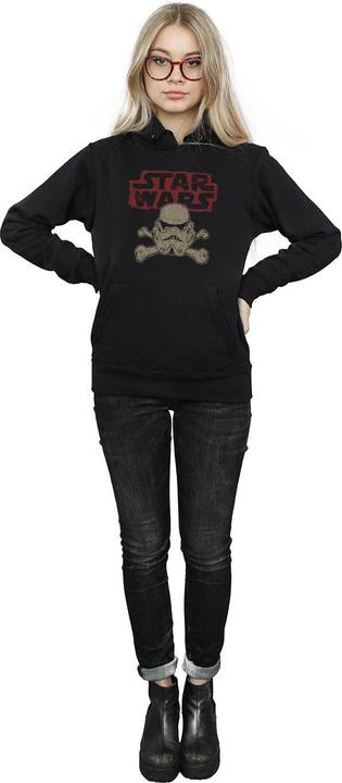 Immagine prodotto Star Wars Stormtrooper Skull Logo Felpa con Cappuccio Donna (S)