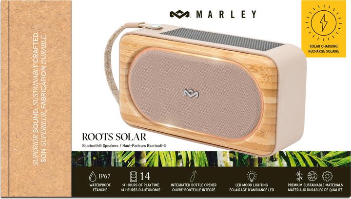 Produktbild House of Marley Roots Solar Bluetooth Lautsprecher (14 h, Solarenergie)