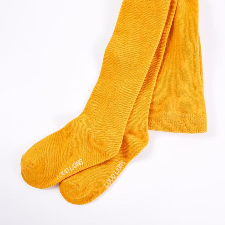 Actual product image VidaXL Children's tights ochre 128,Colour: ochre,Material: 75 (128)