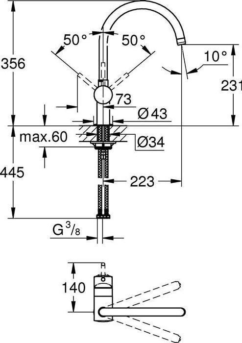 Productafbeelding Grohe Minta chroom