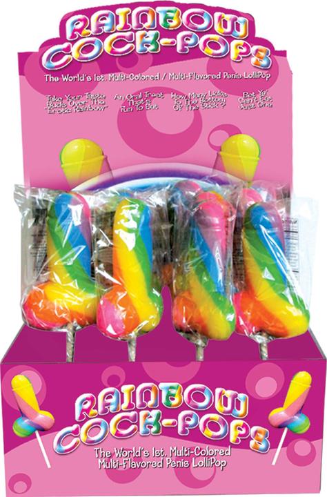 Actual product image Spencer & Fleetwood Rainbow Cock Pops (6 pcs., 85 g)