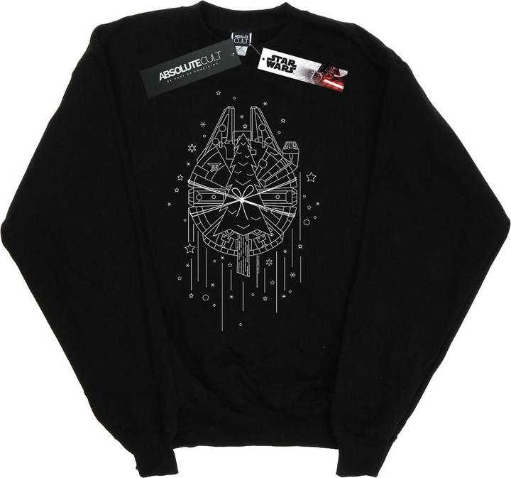 Produktbild Star Wars Millennium Falcon Christmas Tree Delivery Sweatshirt (M)
