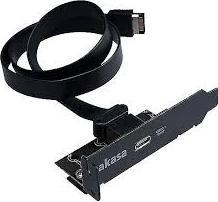 Immagine prodotto Akasa Adattatore staffa PCI a basso profilo, USB 3.1 tipo C