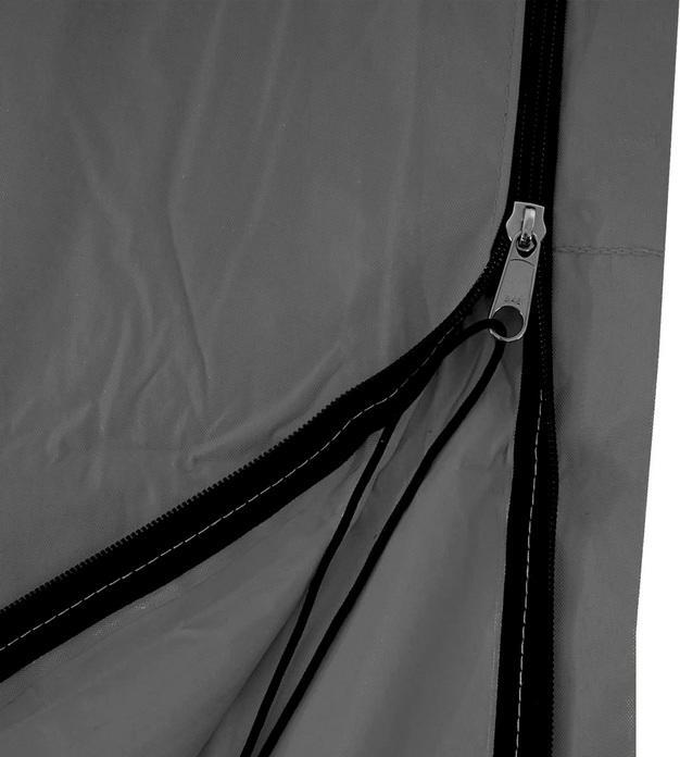 Actual product image Swisshandel24 Protective cover for traffic light umbrella up to 3.5 m, cover with zipper, anthracite - 27315