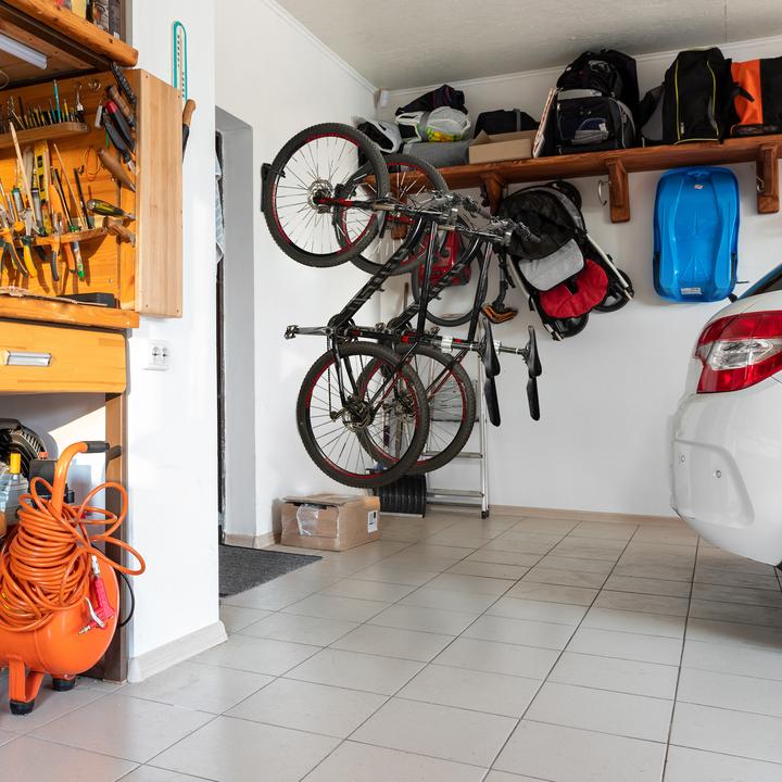 Actual product image Relaxdays 6x Bicycle Wall Mount