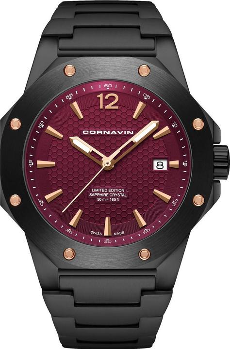 Actual product image Cornavin Downtown 3-H (Analogue wristwatch, 41 mm)