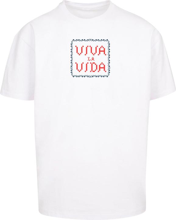 Produktbild Merchcode Frida Kahlo - Pixels viva la vida Heavy Oversize Tee - 118083 (M)