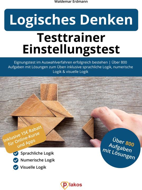 Produktbild Testtrainer Einstellungstest Logisches Denken (Deutsch, Waldemar Erdmann, 2021)